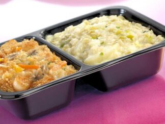 ST JACQUES GRATINEES FONDUE DE POIREAUX ET POMMES DE TERRE