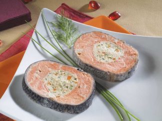 MEDAILLONS DE SAUMON FARCI X4