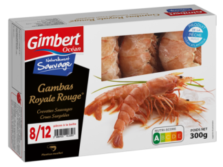 GAMBAS ROYALE ROUGE 8/12 PIECES A LA BOITE