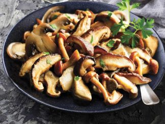 CHAMPIGNONS CUITS EN PERSILLADE
