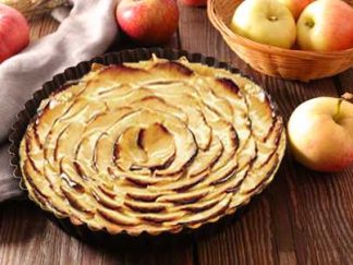 TARTE AUX POMMES DECOUPEE 10 PARTS