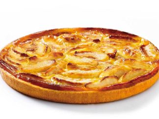 TARTE NORMANDE AUX POMMES DECOUPEE 8 PARTS