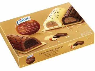 6 BUCHETTES  CHOCOLAT LAIT/NOIR - BLANC/LAIT - NOIR LAIT/NOISETTE