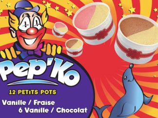 PETITS POTS 6 VANILLE/FRAISE 6 VANILLE/CHOCOLAT