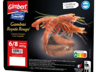 GAMBAS ROYALE ROUGE 6/8 PIECES