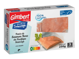 PAVE DE SAUMON ROSE DU PACIFIQUE MSC 250G