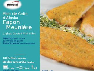 FILETS DE COLIN FAçON MEUNIèRE