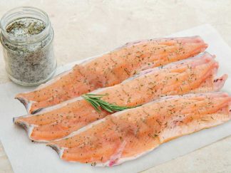 3 FILETS DE TRUITE AVEC PEAU SOUS VIDE INDIVIDUEL