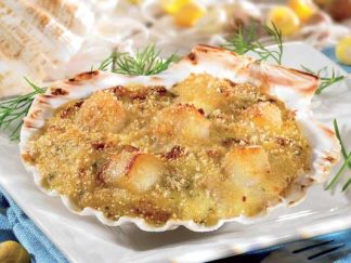 6 COQUILLES St JACQUES 60% DE NOIX