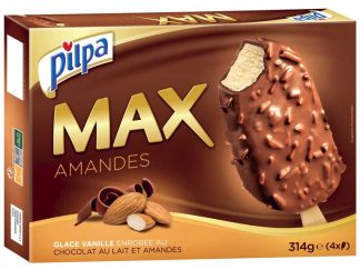4 BATONNETS MAX AMANDES VANILLE