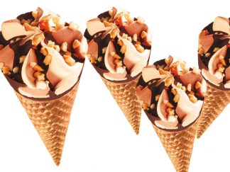 6 CONES VANILLE CHOCOLAT