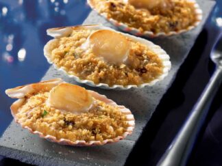 8 MINI COQUILLES SAINT JACQUES