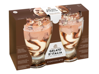 2 COUPES GLACEES CHOCOLAT