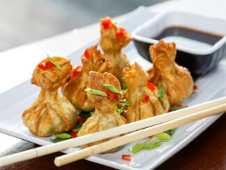 MINI AUMONIERES AUX FRUITS DE MER