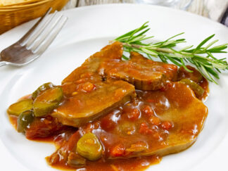LANGUE DE BOEUF sauce piquante