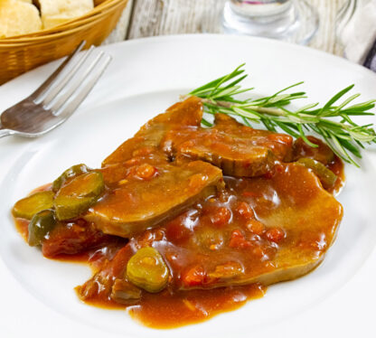 LANGUE DE BOEUF sauce piquante