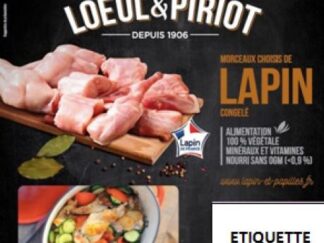 LAPIN ENTiER DECOUPE