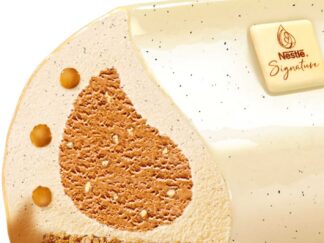 BUCHE CHOCOLAT BLANC & SPECULOOS